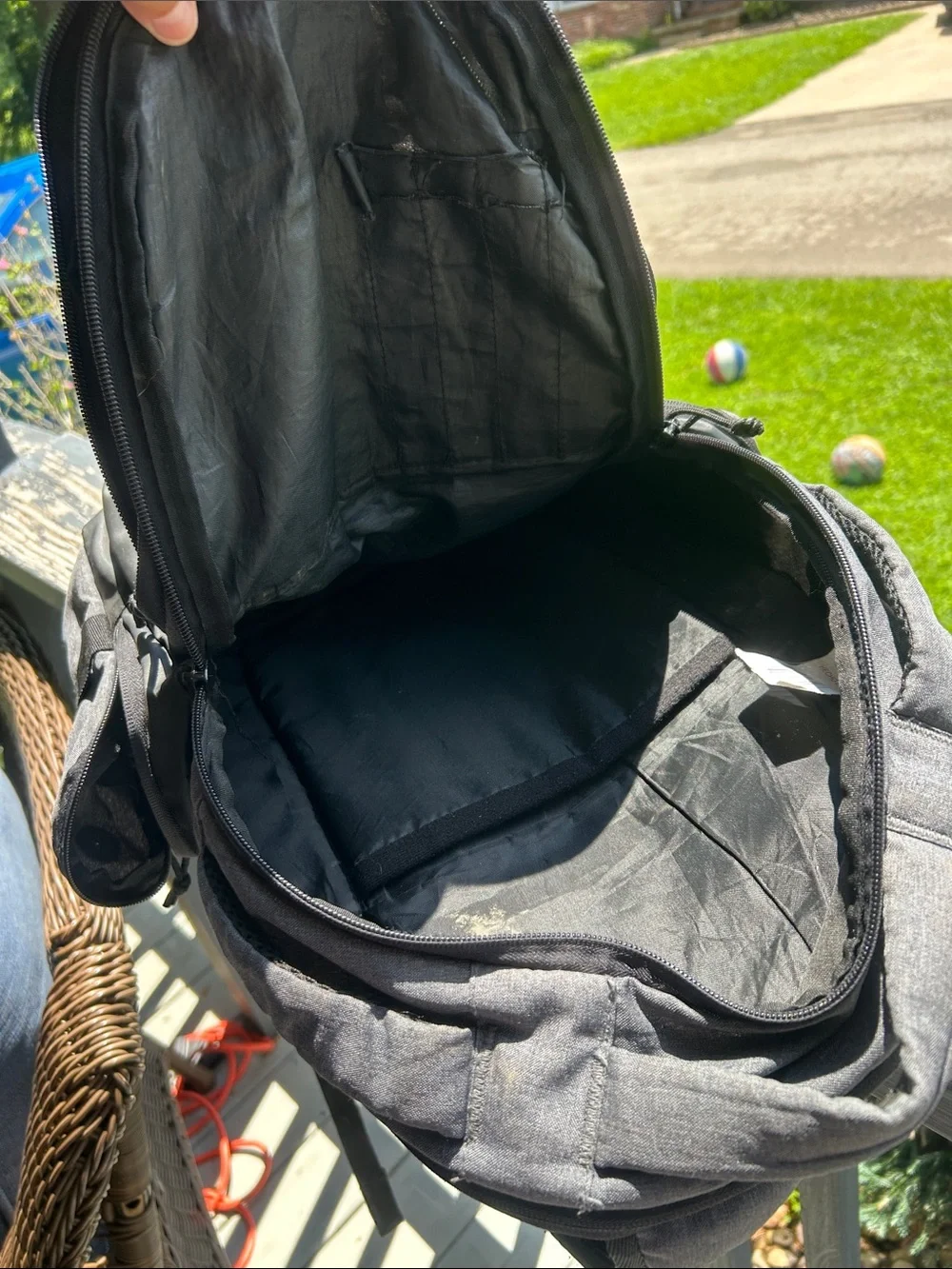 Men's Black and Gray Utility Backpack - Rugged Everyday Carry